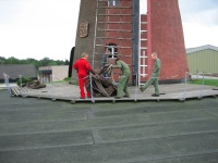Onderhoudswerk aan de molen 2009